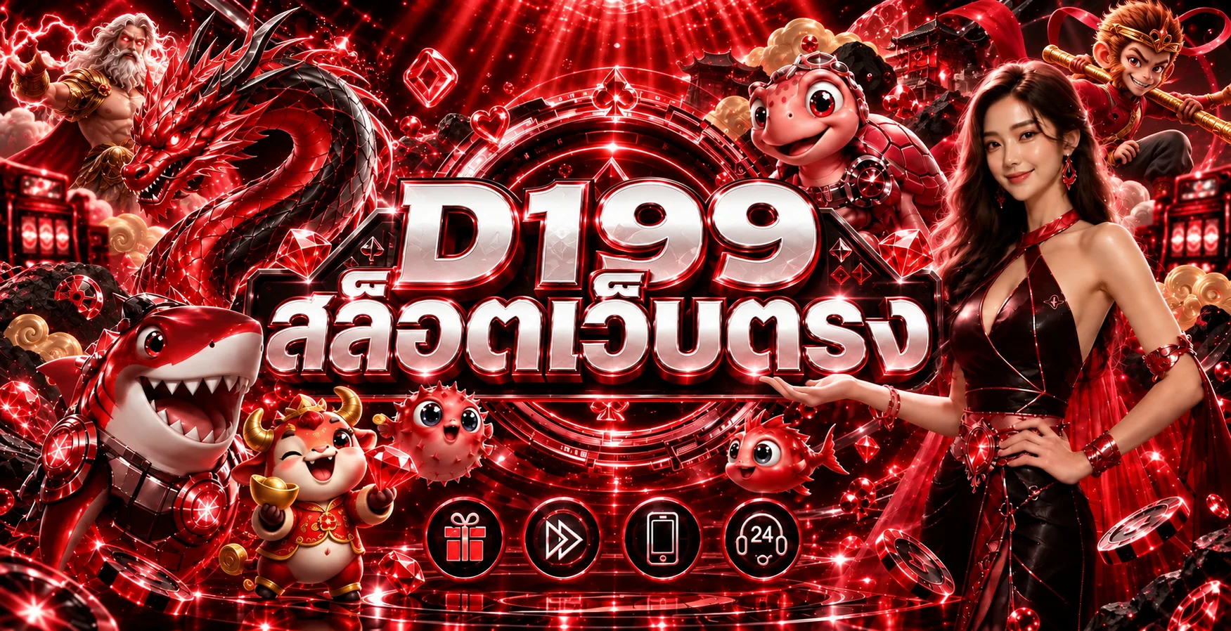 ภาพรวม D199 สล็อตเว็บตรงและตัวละครเกม